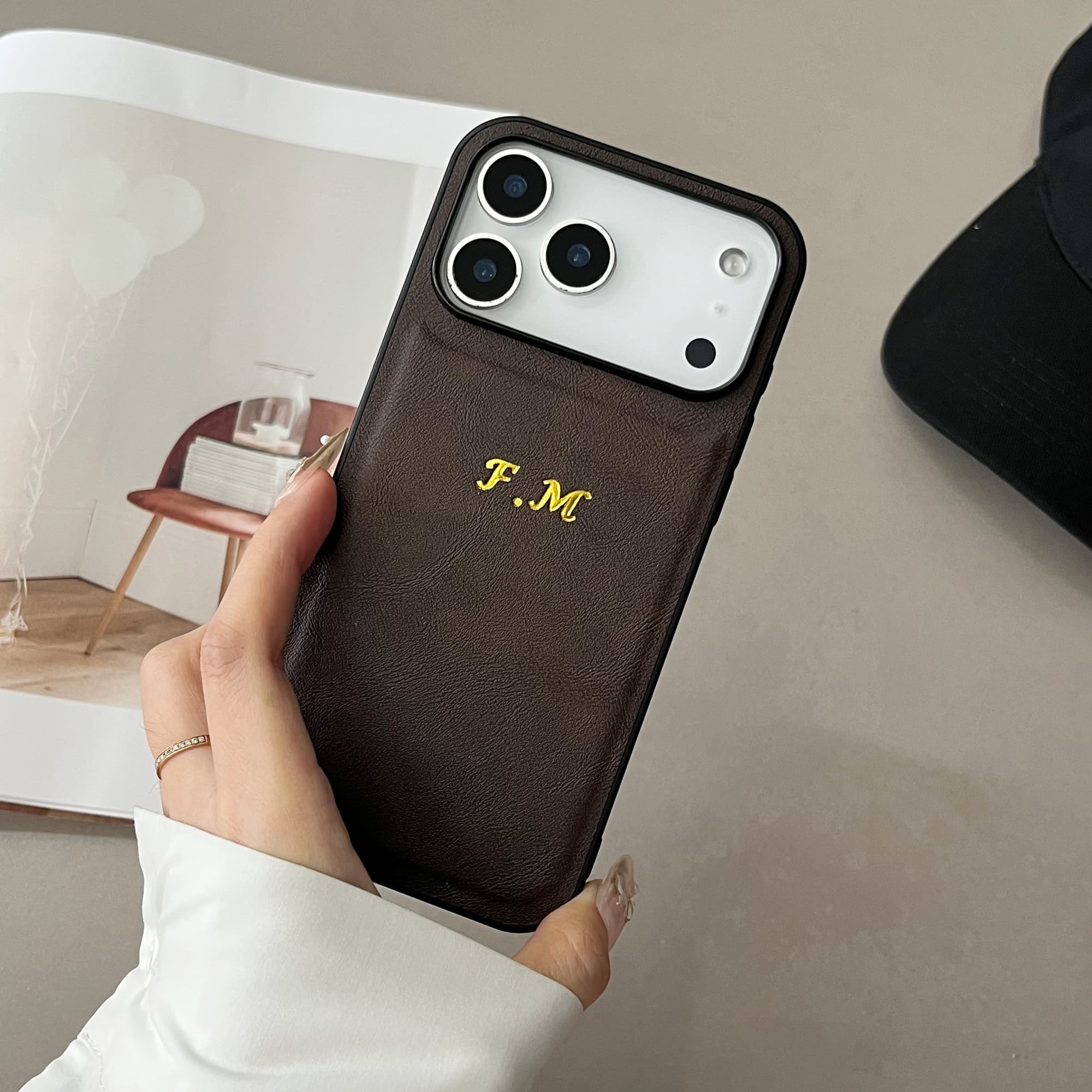 Luxury Custom Name Gold Hot Fo - Leatherwork Embossing recensie en prijs