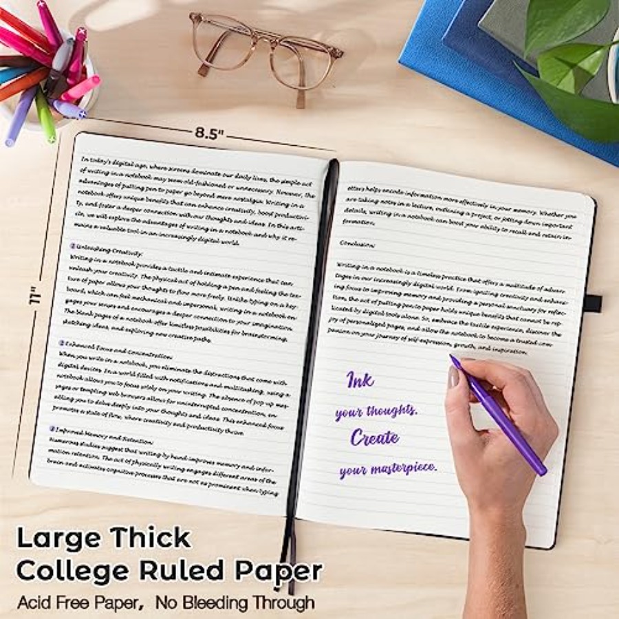 College Ruled Notebook, A4 Har - Leatherwork Journal recensie en prijs