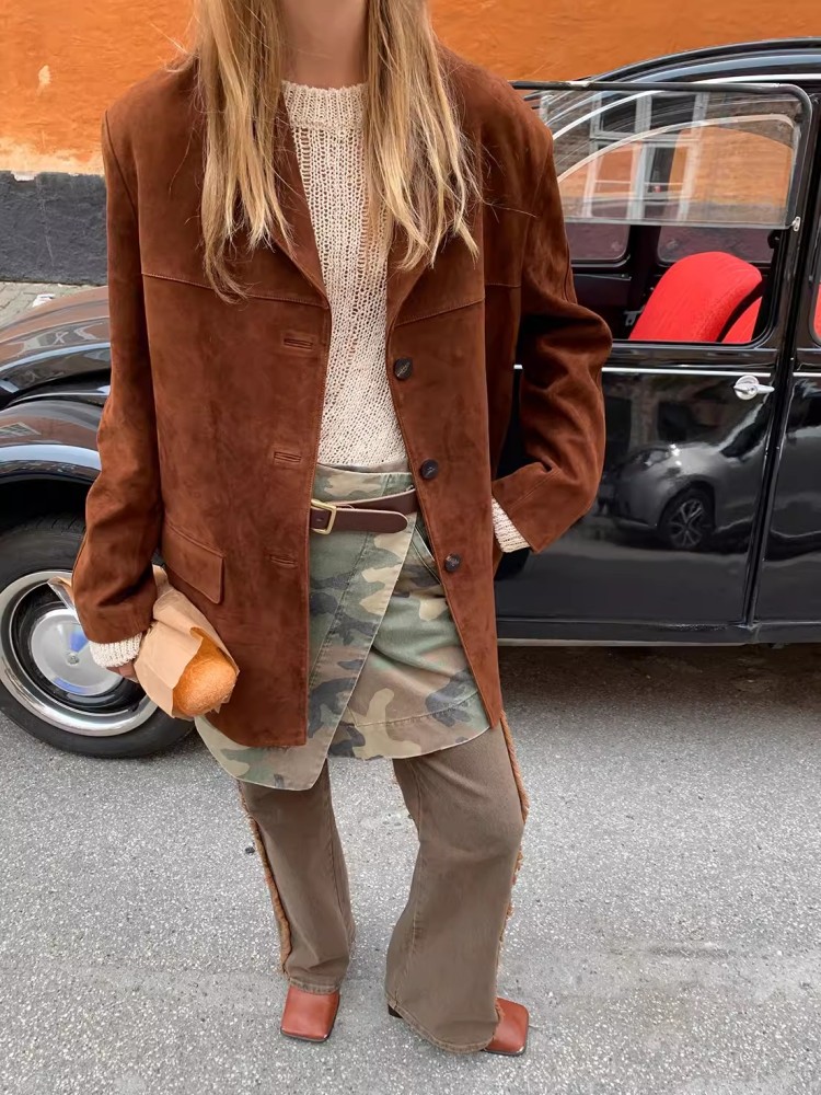 Vintage Autumn Women Real Shee - Leather Work Jacket Women'S recensie en prijs
