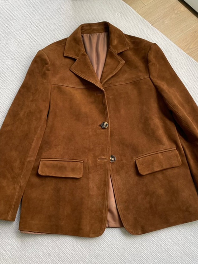 Vintage Autumn Women Real Shee - Leather Work Jacket Women'S recensie en prijs