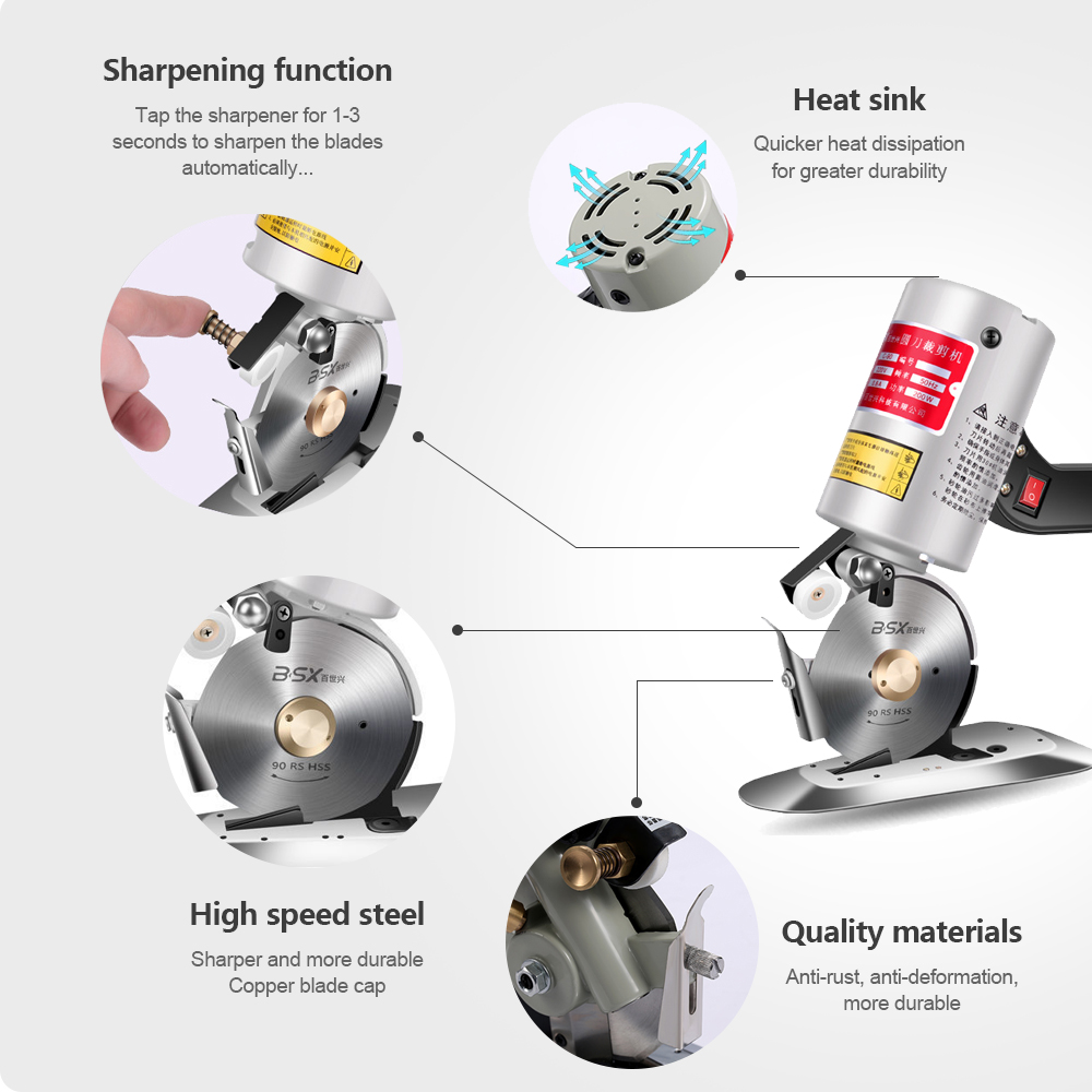 Electric Round Knife Handheld  - Round Knife Leatherwork recensie en prijs